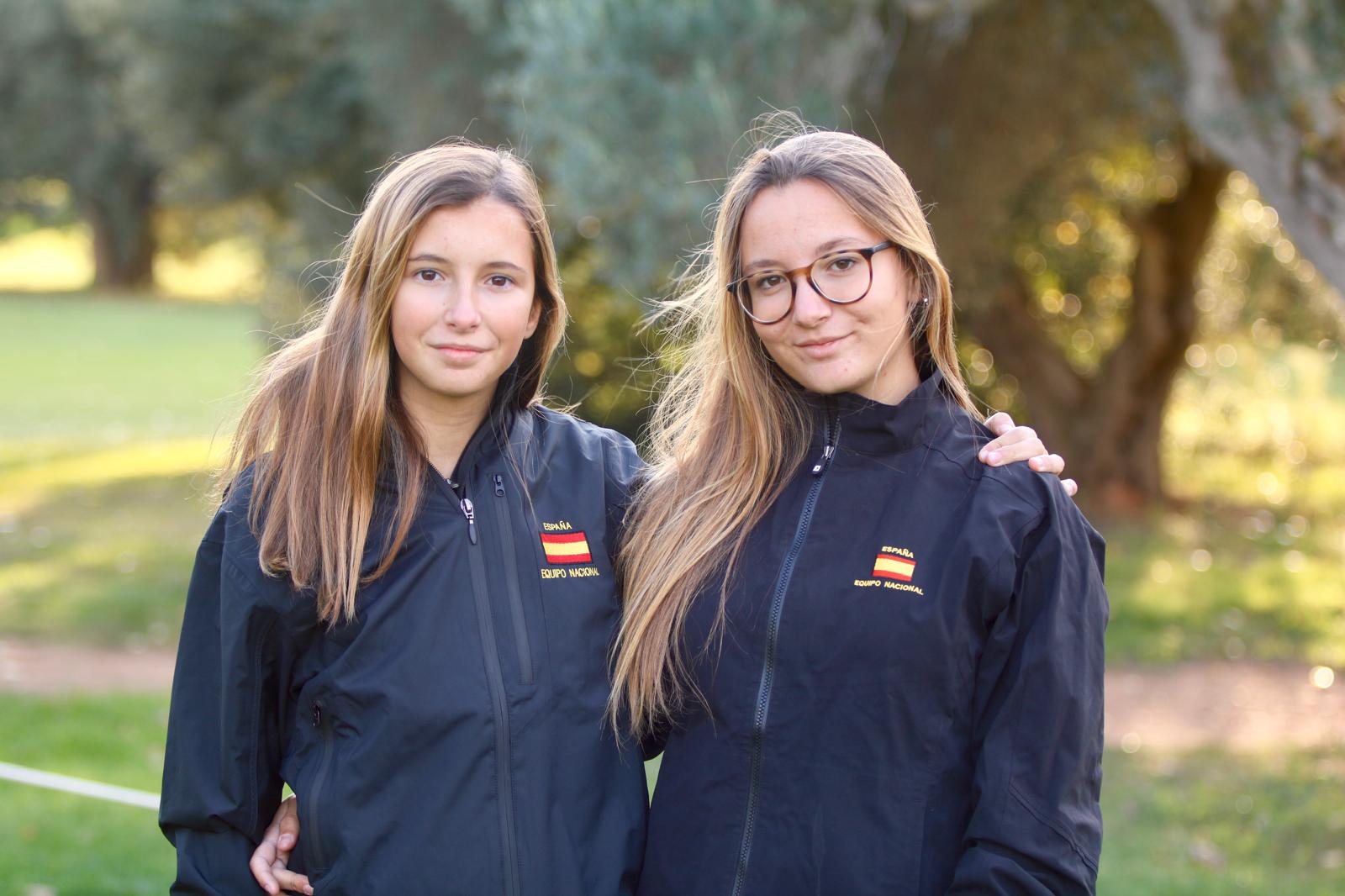 Carla y Rocío Tejedo golf